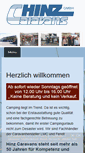 Mobile Screenshot of hinz-caravans.de